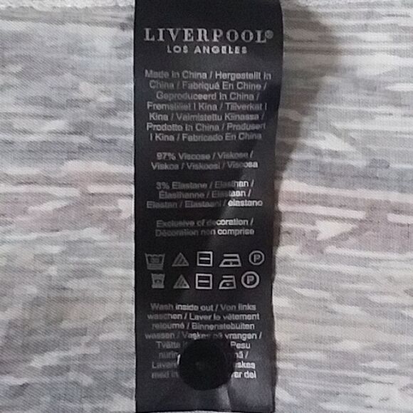 Liverpool Los Angeles Womens Halter Top Sleeveless Ikat Arrows Stripes s… - Picture 12 of 15